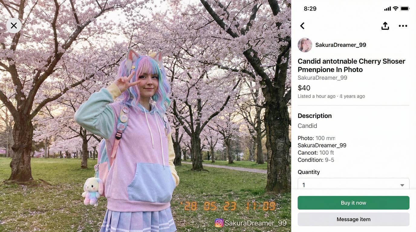 糖心vlog视频：春日樱花写真拍摄花絮